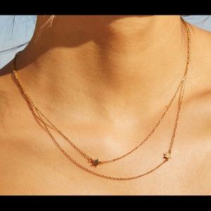Double Star Necklace